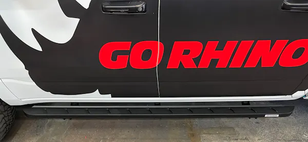 RB10 Running Boards With Mounting Brackets Textured Black 2009-2010 Dodge Ram 1500/2500/3500 Go Rhino main image 0